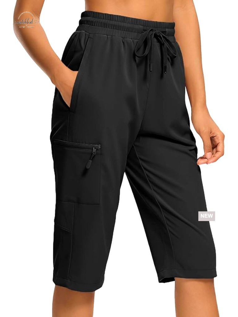Lightweight Quick Dry Hiking Shorts With Zipper Pockets, Upf 50+